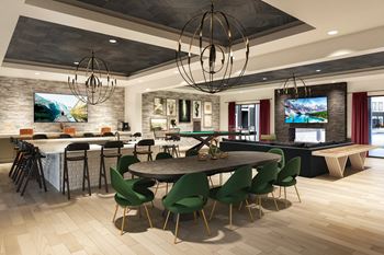 Community Clubhouse at 198 Milltown Apartments, North Carolina, 27215